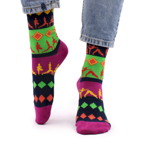 Hop Hare Bamboo Socks (36-40) - Yoga Poses