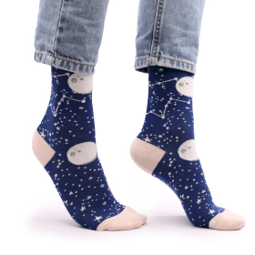 Hop Hare Bamboo Socks (36-40) - Moon Walk