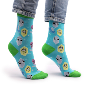 Hop Hare Bamboo Socks (36-40) - Lucky Gemstones