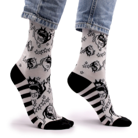 Hop Hare Bamboo Socks (36-40) - Ying Yang