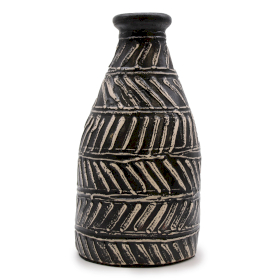 Greek Taper Vase - Chocolate