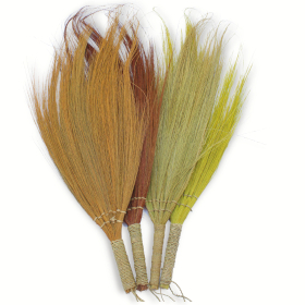 Set 4 - Pampus Long Broom - Natural colours