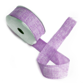 Natural Texture Ribbon 38mm x 20m - Lavender