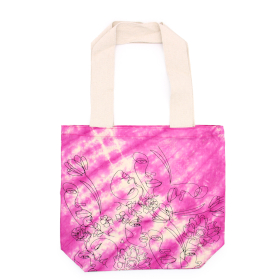 Tye-Dye Cotton Bag (6oz) - 38x42x12cm - Pretty Face - Magento - Natural Handle