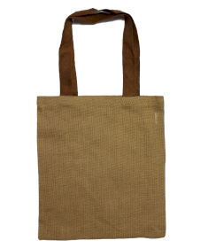 Large Jute Tote Bag - Brown Colour Handle