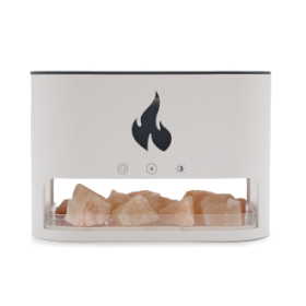 Blaze Aroma Diffuser - Himalayan Salt Chamber - USB-C - Flame Effect (Salt not included)