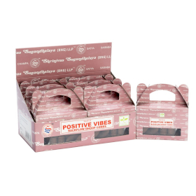 Box of - Satya Positive Vibes Backflow Dhoop Cones