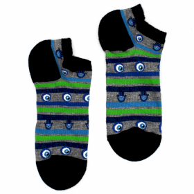 S/M Hop Hare Bamboo Socks Low (36-40) - Evil Eye & Hamsa