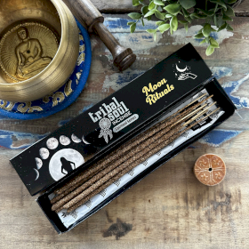 Tribal Soul Spiritual Incense Sticks and Ceramic Holder - Moon Ritual