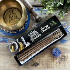 Tribal Soul Spiritual Incense Sticks and Ceramic Holder - Energy Clearing