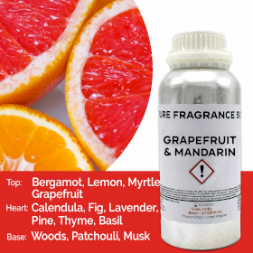 Grapefruit & Mandarin Pure Fragrance Oil - 500ml