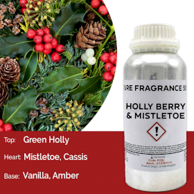 Holly Berry & Mistletoe Pure Fragrance Oil - 500ml