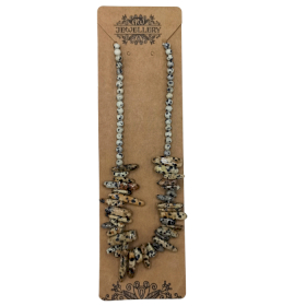 Longstone Gem Necklace - Dalmatian Stone