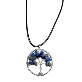 Tree of Life Pendant - Sodalite