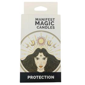 Manifest Magic Candles (pack of 12) - Ivory - Protection
