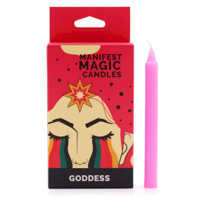 Manifest Magic Candles (pack of 12) - Pink - Goddess