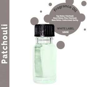 10ml Patchouli Fragrance Oil - UNLABELLED