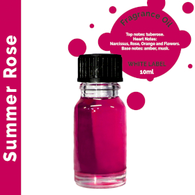 10ml Summer Rose Fragrance Oil - UNLABELLED