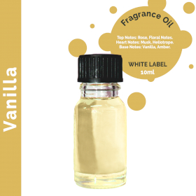10ml Vanilla Fragrance Oil - UNLABELLED