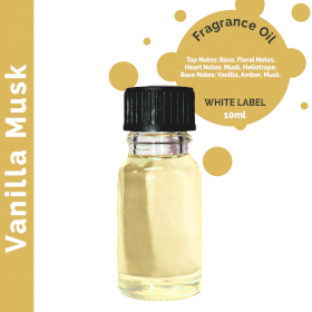 10 ml Vanilla Musk Fragrance Oil - UNLABELLED