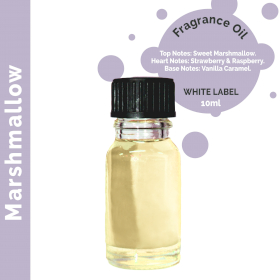 10ml Marshmallow Fragrance Oil 10ml - UNLABELLED