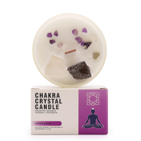 Chakra Crystal Candles - Crown Chakra