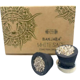 Banjara Resin Cups - White Sage