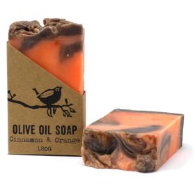Cinnamon+ Orange Pure Olive Oil Soap - 120g