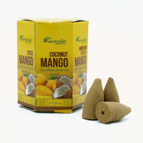 Masala Backflow Incense pack of 10 - Coconut & Mango