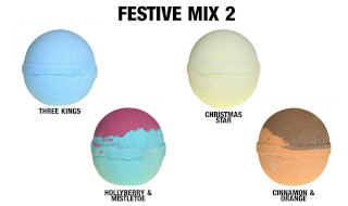 Festive Bath Bomb Mix - Selection 2