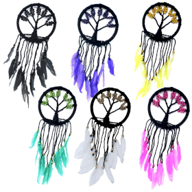 Tree of Life Dreamcatcher - 16cm (assorted)