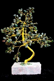 Moss Agate Gemstone Tree - 160 Stones