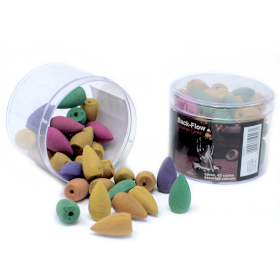 Tub of Assorted Back Flow Incense Cones (aprox 45)