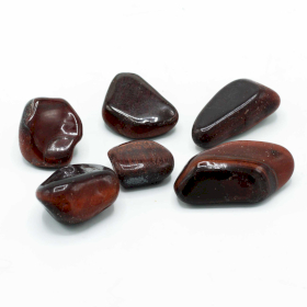 Bag of 6 African Gemstone Tigers Eye - Red - Size 8 - 30mm (KG)