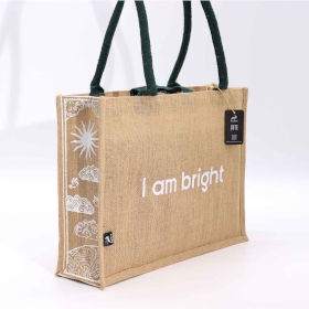 Hop Hare Jute Big Bag - I am Bright