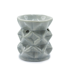 Oil Burner Geometric - Grey