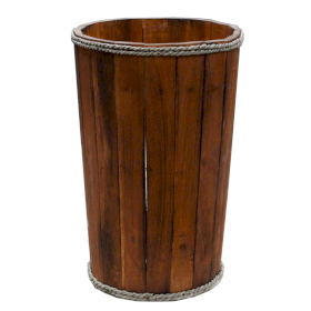 Lrg Nautical Display Tub - Brown 45x32cm