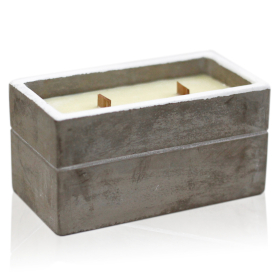 Large Concrete Soy Candle - Spiced South Sea Lime