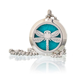 Aromatherapy Jewellery Necklace - Dragonfly 25mm