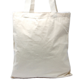 Lrg Natural 6oz Cotton Bag 38x42cm