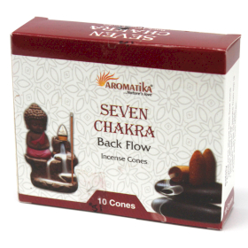 Aromatica Backflow Incense Cones - 7 Charkras