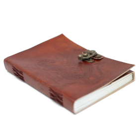 Leather Dragon Notebook  (20x15 cm)