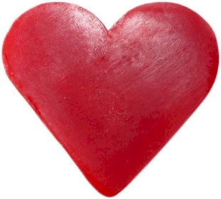 10x Heart Guest Soaps - Raspberry