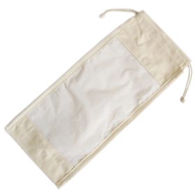 Long Cotton Window Pouch - 35x15cm