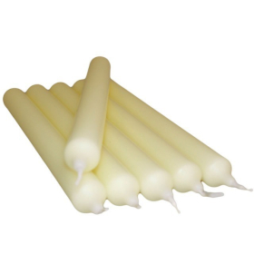 5x Ivory Dinner Candles Bulk (100)