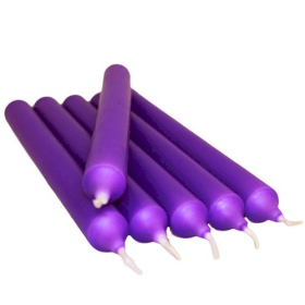 5x Lilac Dinner Candles (100)