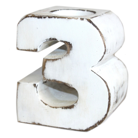 Wooden Birthday Number - No.3