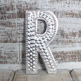 Sm Arty Aluminum Letters - R