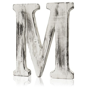 Shabby Chic Letters - M