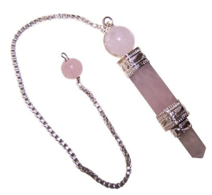 Three Piece Pendulum - Rose Quartz